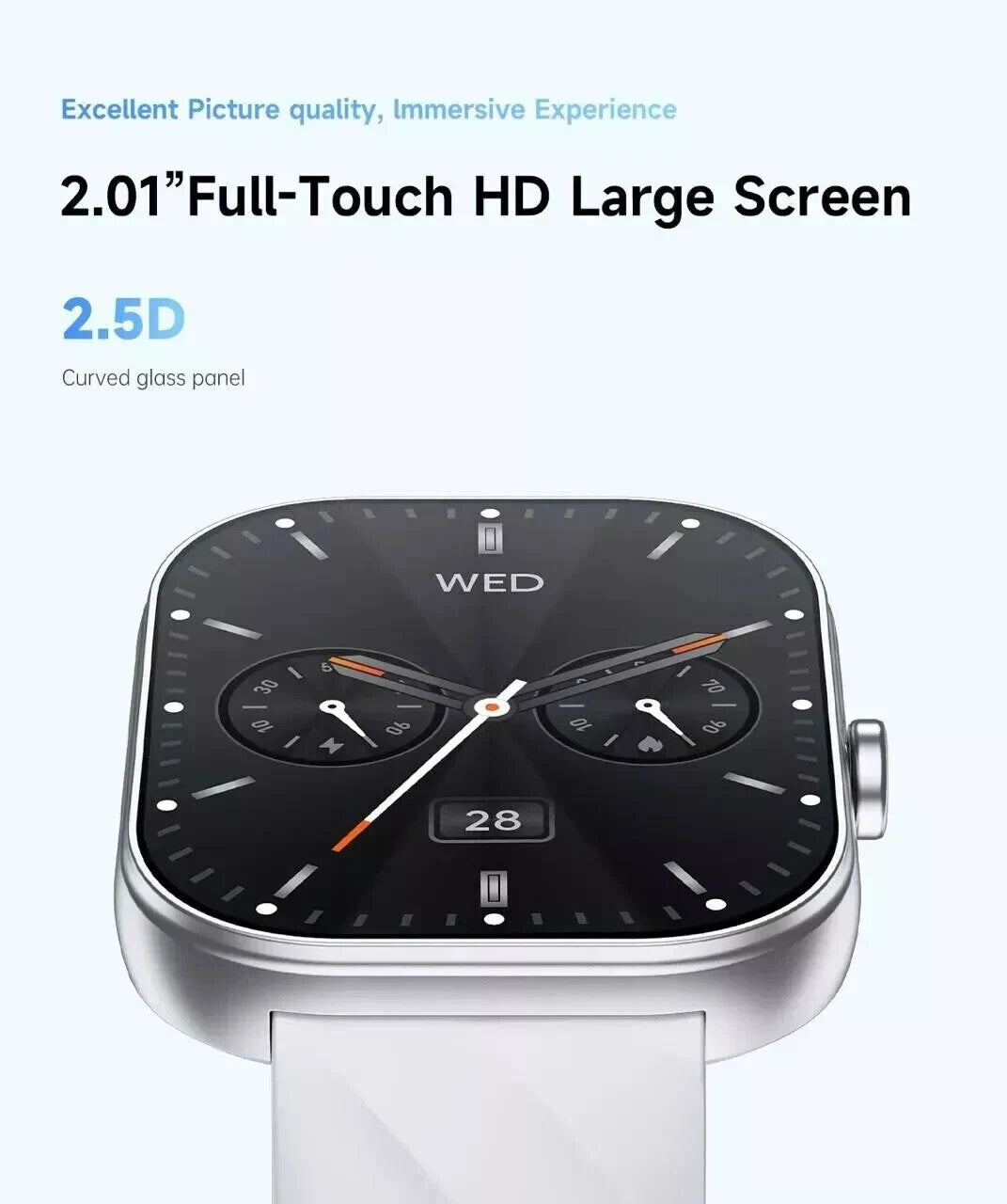 Smart Watch Men Women Fitness Tracker Blood Pressure Heart Rate Sport Watches UK